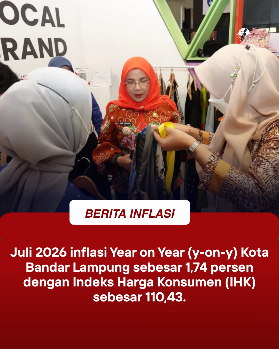 PEREKEMBANGAN INFLASI KOTA BANDAR LAMPUNG BULAN JULI 2026