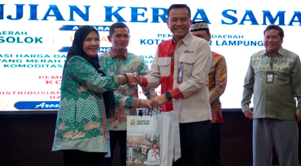 KERJA SAMA ANTAR DAERAH KOTA BANDAR LAMPUNG DENGAN KABUPATEN SOLOK