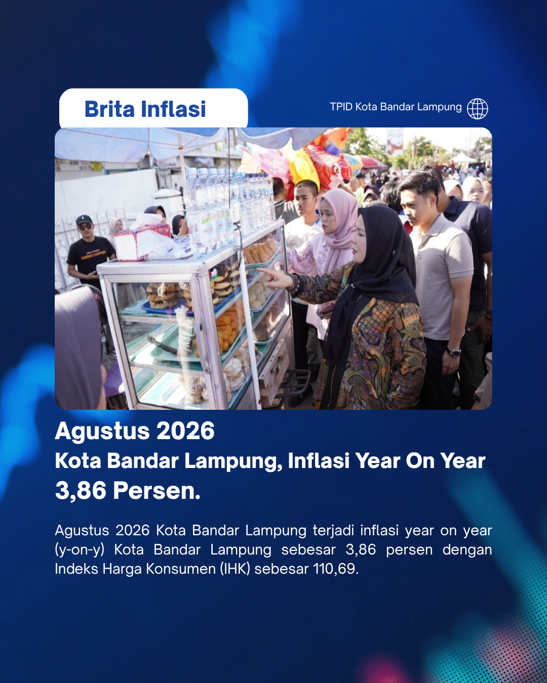 PEREKEMBANGAN INFLASI KOTA BANDAR LAMPUNG BULAN JULI 2026